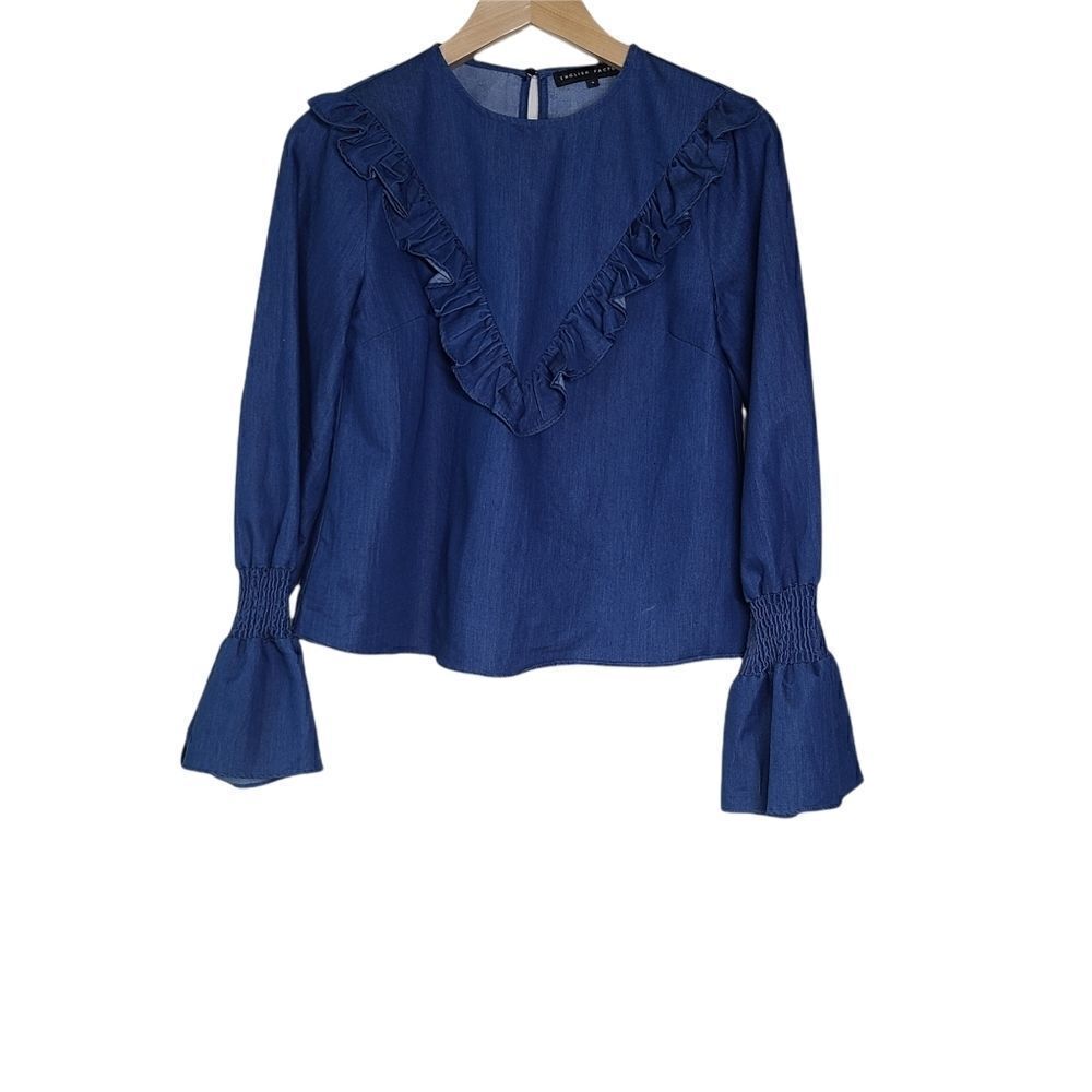 English Factory Chambray tops size Small